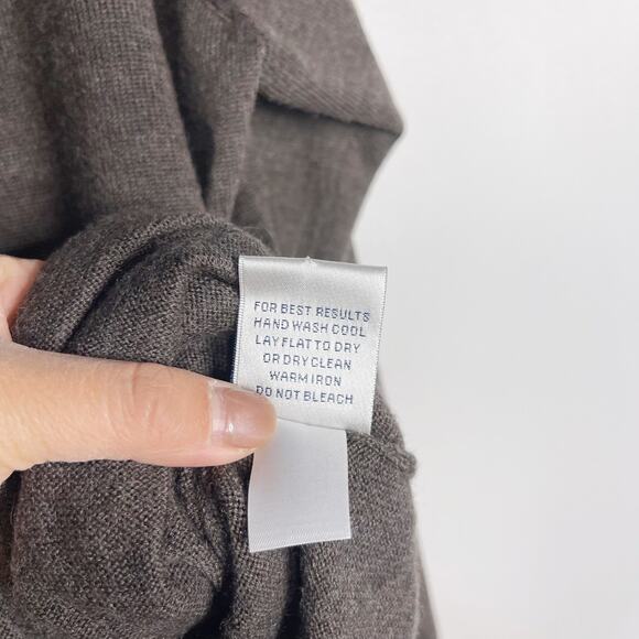 Peter Millar Mens XXL Brown Crown Soft Merino Wool Silk Quarter Zip Sweater 2XL - Picture 9 of 9